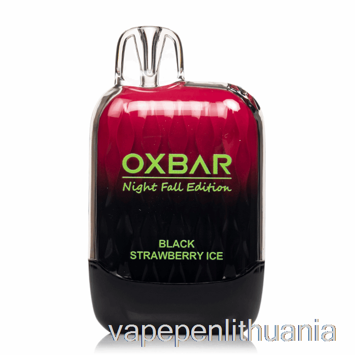 Oxbar G8000 Vienkartinis Juodųjų Braškių Ledo Vape Skystis
